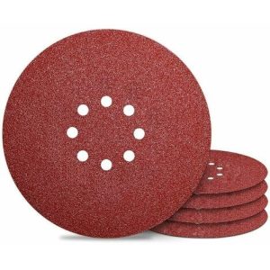 DISCO ABRASIVO C/VELCRO CARTA P/LEVIG diam. 225 grana 60-320