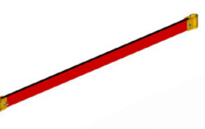 MODULO ACCIAIO EUROTECH EN1004 PARAPETTO SUPPLEMENTARE