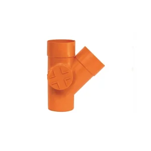 DERIVAZIONE 90° C/TAPPO AVORIO DIAM. 250 a marchio IIP