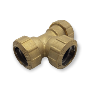 DERIVAZIONE TE F OTTONE P/TUBO POLIPROPILENE DIAM. 32X32X32