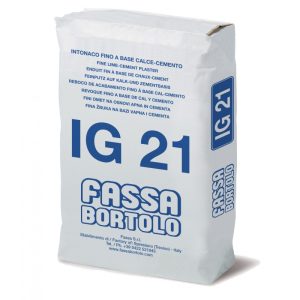 INTONACO IG 21 KG. 25 bianco "FASSA"