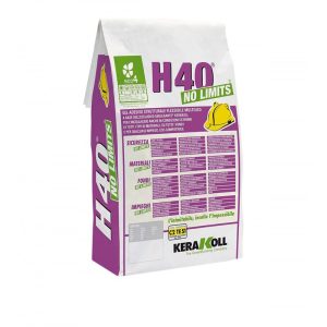 H 40 NO LIMITS KG.5 BIANCO/GRIGIO per sovrapposizione in gres