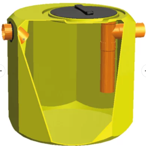FOSSA DEGRASSATORE FAMILY lt. 400 diam.100X80 A.E.20 "REDI"