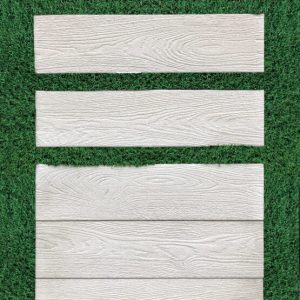 PIASTRE DOGA LEGNO CM. 100X25X8 BIANCO QUARZO "MICHIELETTO"