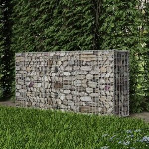 CIOTTOLO IN GABBIA CM. 100X50X100 C/CIOTTOLI MM. 60-80 MISTO