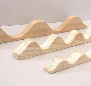 LISTELLO LEGNO P/ONDULATO ONDE PICCOLE ML. 2
