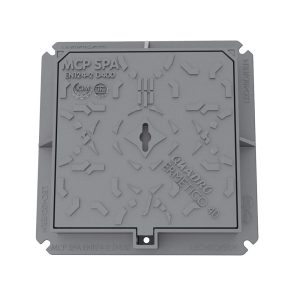 CHIUSINO GHISA D400 CM. 30X30X7.5 luce interna "MCP "