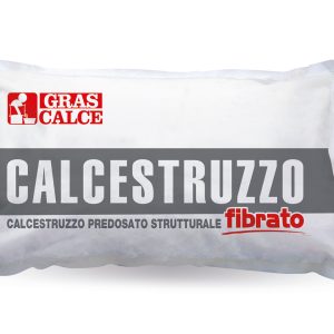 CALCESTRUZZO CERTIFICATO FIBRATO KG. 25 "GRAS CALCE"