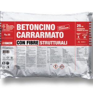 CALCESTRUZZO FIBRATO KG.25 "SABBIE PARMA" vendita solo X bancale