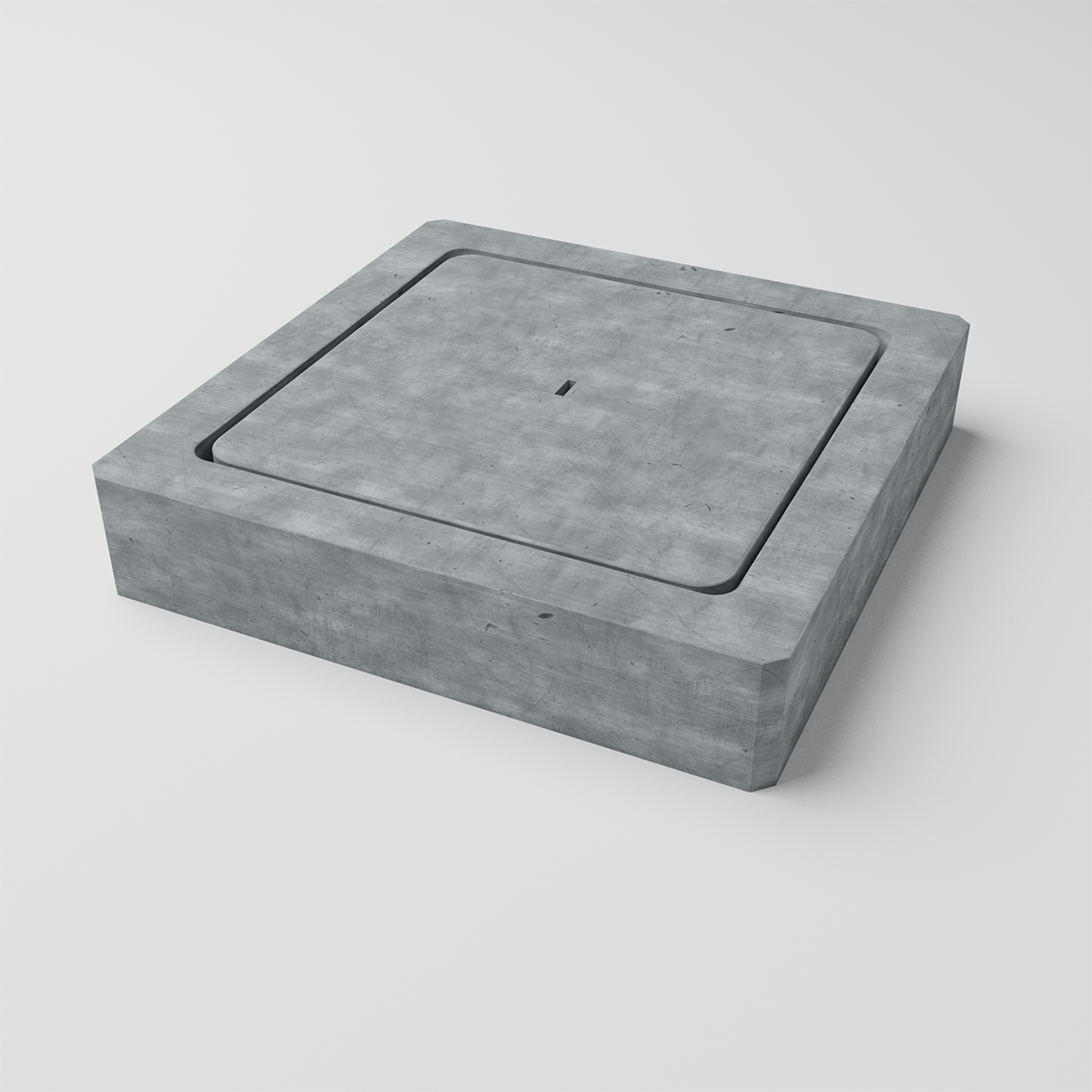 CHIUSINO CLS RIQUADRO RINFORZATO CM. 40X40 h 10cm