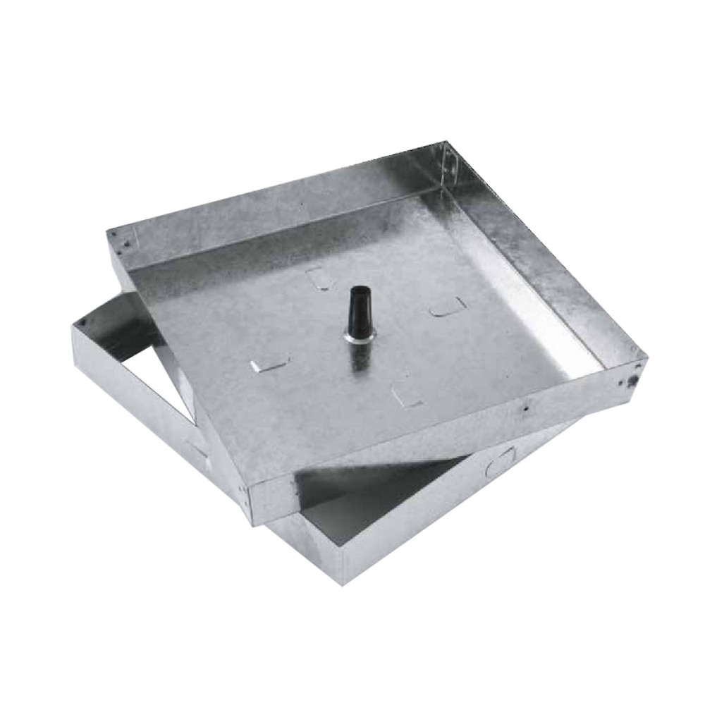 CHIUSINO ZINC. RIVESTIMENTO 15/10 CM. 25X25X5