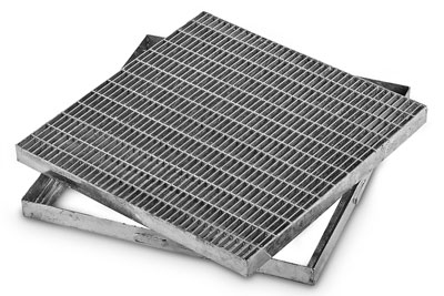 GRIGLIA ZINC. ELETROSALDATA CM. 26X26X3 antitacco