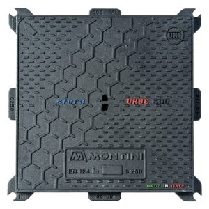 CHIUSINO GHISA C250 CM. 40X40 luce interna "FERB" (con alette)