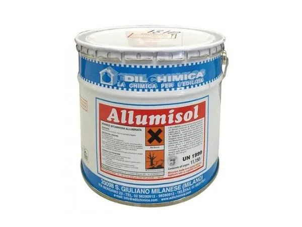 VERNICE ALLUMISOL 12/14 alta copertura KG. 10 "EDILCHIMICA"