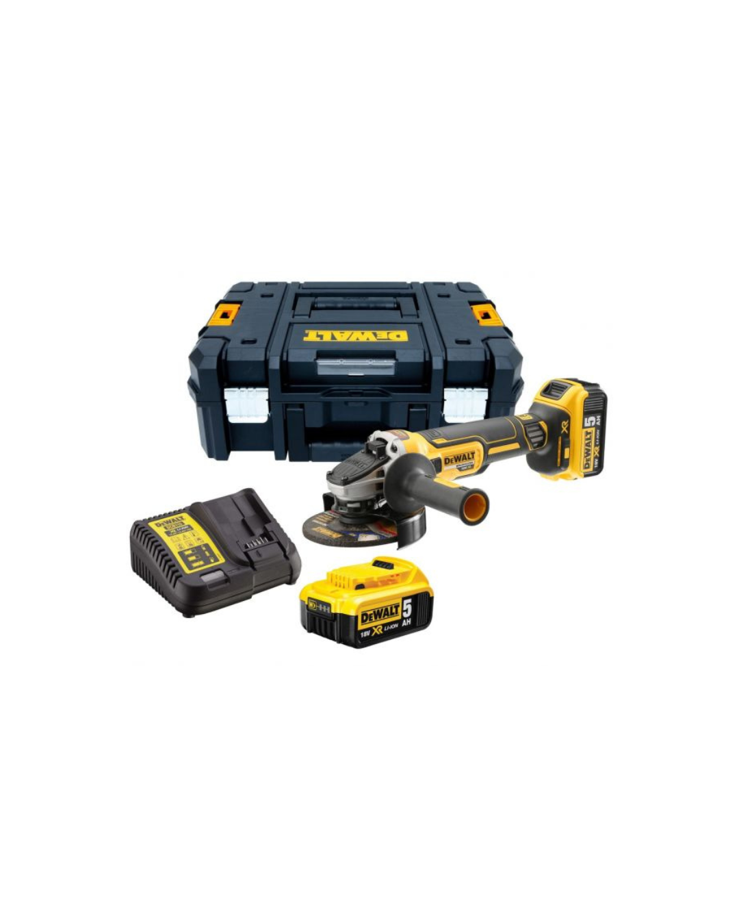 SMERIGLIATRICE BATTERIA 18V DCG405P2-QW "DEWALT"