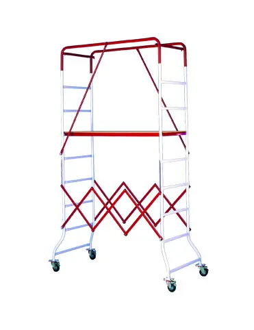 TRABATTELLO ACCIAIO 1,87X0,80 mt. H. 2,80 ALADIN + PROLUNGA "SVELT" web