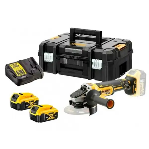 SMERIGLIATRICE BATTERIA 18V DCG405P2-QW "DEWALT"
