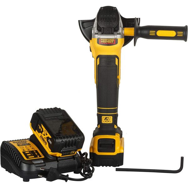SMERIGLIATRICE BATTERIA 18V DCG405P2-QW "DEWALT"