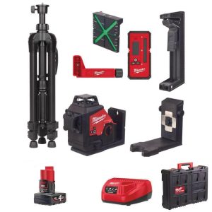 LIVELLA LASER KIT VERDE "MILWAUKEE" M12 3PLKIT-401P