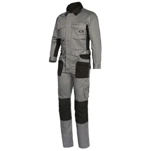 TUTA COTONE BICOLORE GRIGIO-NERO 7070 083 "ISSA"