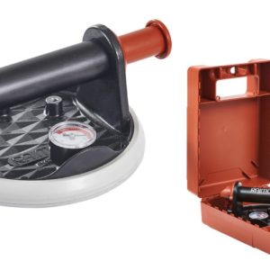 VENTOSA A 1 PLACCA C/MANOMETRO VACUUM "RUBI"