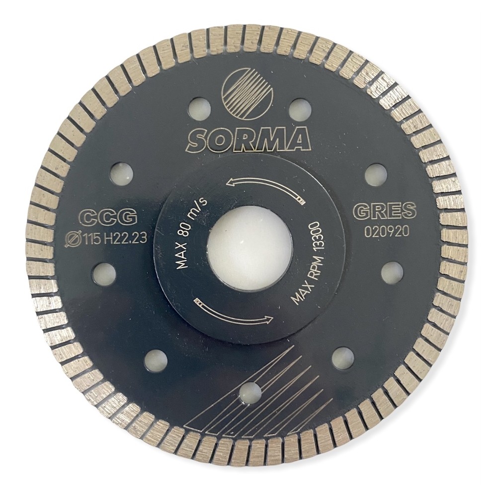 DISCO DIAMANTATO MM. 115 ULTRA SOTTILE "SORMA"