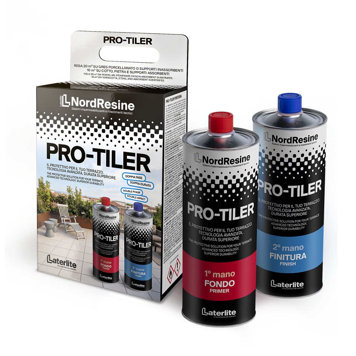PRO-TILER protettivo solvente p/terrazze