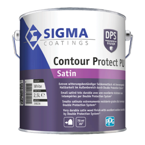 SMATO A SOLVENTE CONTOUR PROTECT-PU SATIN BIANCO LT. 1 "SIGMA"