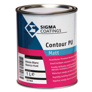 SMATO A SOLVENTE CONTOUR PU MATT-SATIN BIANCO LT. 1 "SIGMA"