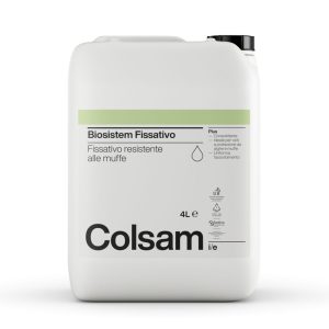FISSATIVO BIOSISTEM antimuffa LT. 4.00 isolante base acqua "COLSAM"