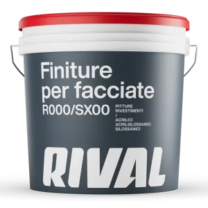 PITTURA INTONACHINO SILOSSACRIL+ 1.5 KG.25 BIANCO BASE "RIVAL"