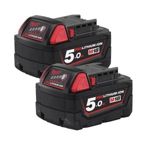 BATTERIA ENERGY KIT M18 NRG-502 2 5Ah+ 1 2Ah + carica "MILWAUKEE"